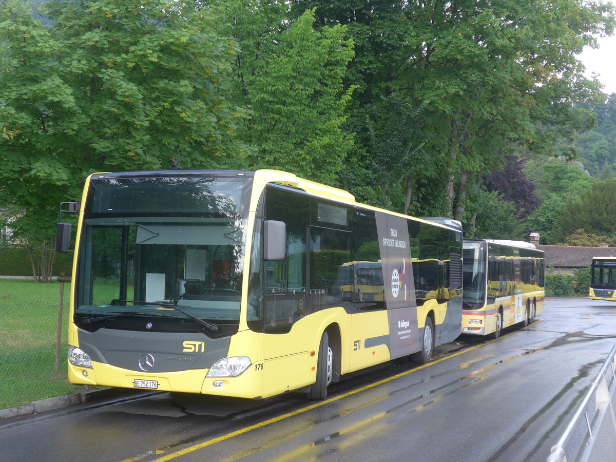 (218'275) - STI Thun - Nr. 176/BE 752'176 - Mercedes bei der Schifflndte Thun