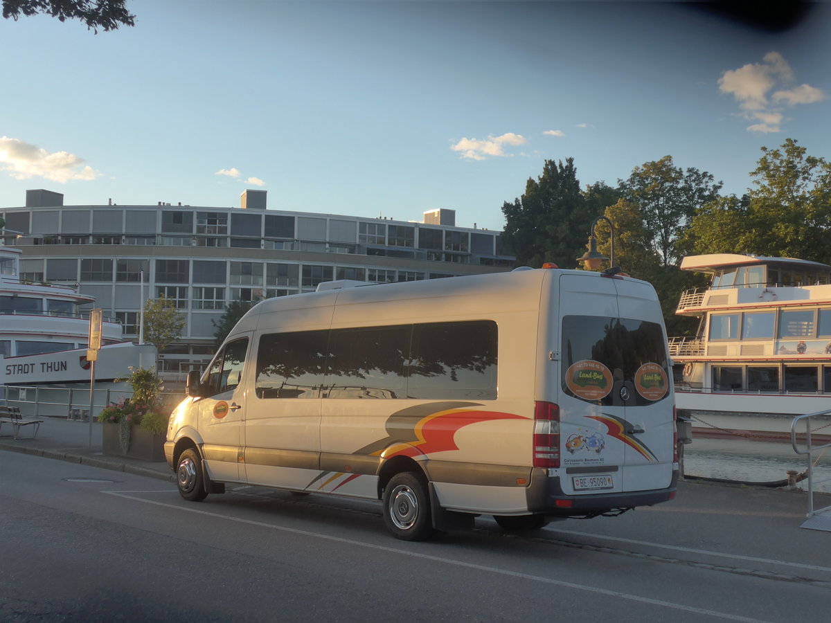 (218'289) - Land-Bus, Wattenwil - BE 95'090 - Mercedes am 30. Juni 2020 bei der Schiffl�ndte Thun