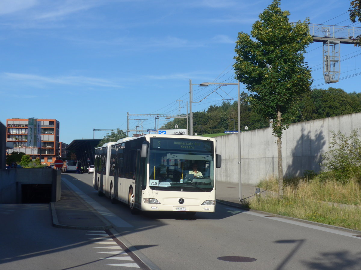 (218'437) - Intertours, Domdidier - Nr. 211/FR 300'481 - Mercedes (ex STI Thun Nr. 135) am 4. Juli 2020 beim Bahnhof Bern Br�nnen Westside