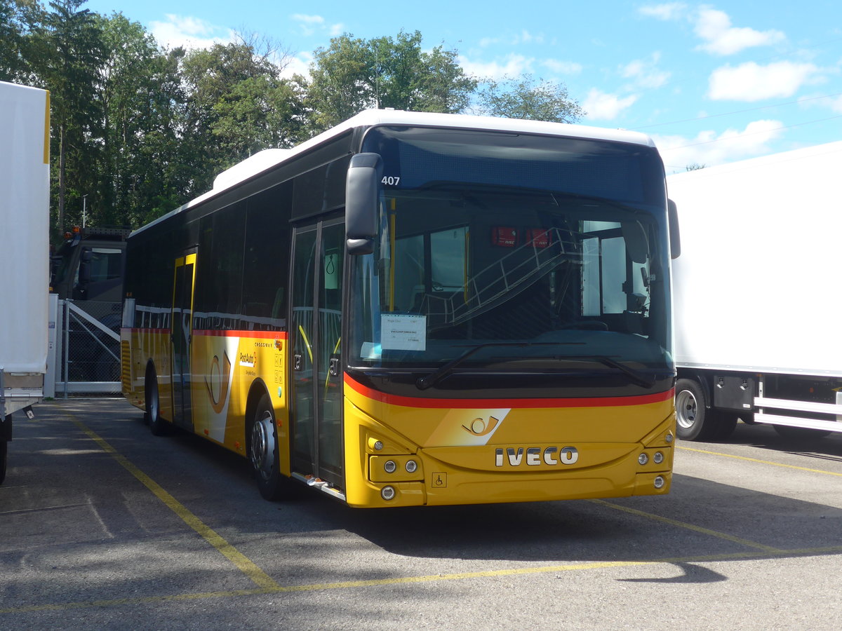 (218'491) - PostAuto Graub�nden - PID 11'407 - Iveco am 5. Juli 2020 in Hendschiken, Iveco
