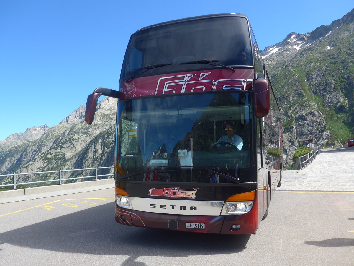 (218'654) - Gssi, Horw - LU 15'119 - Setra am 12. Juli 2020 in Grimsel, Hospiz