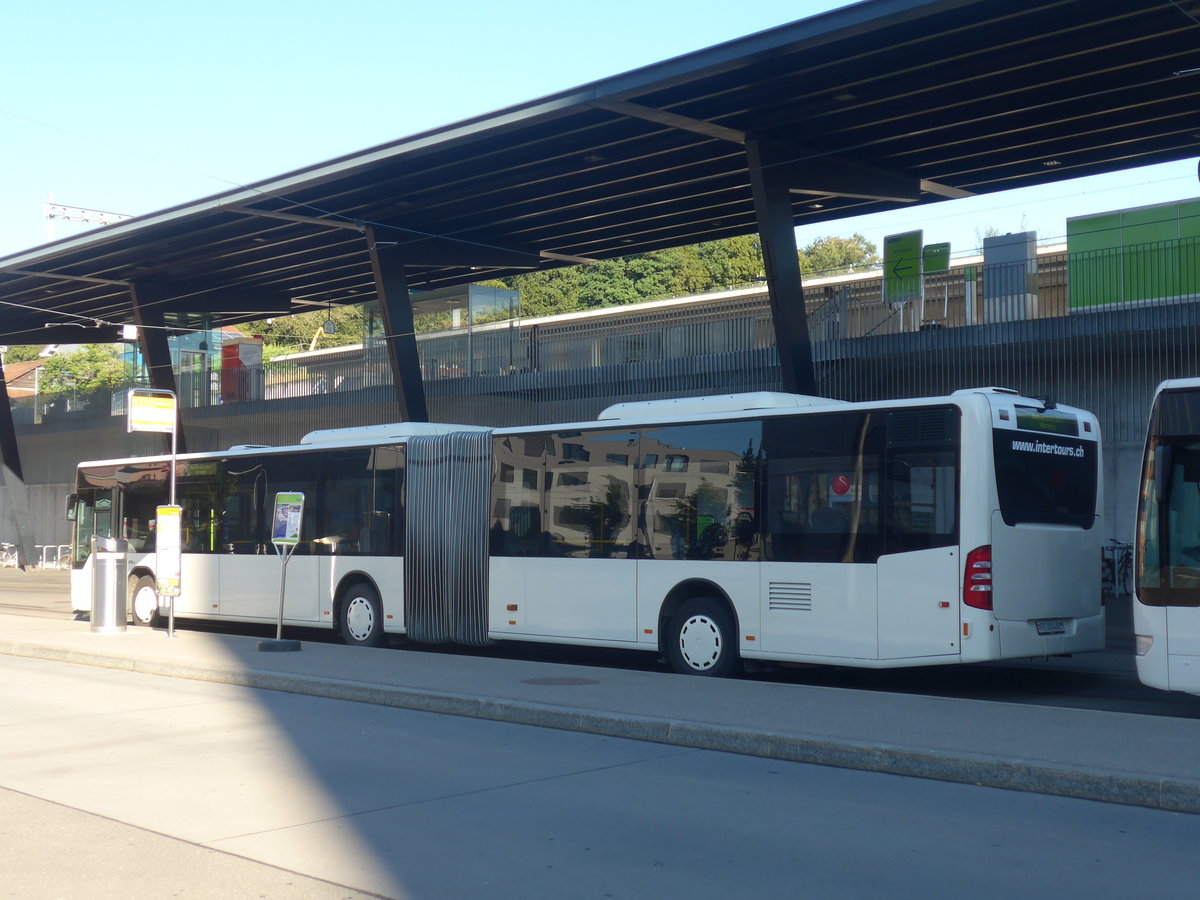 (218'709) - Intertours, Domdidier - Nr. 210/FR 300'480 - Mercedes (ex STI Thun Nr. 134) am 12. Juli 2020 beim Bahnhof Bern Brnnen Westside