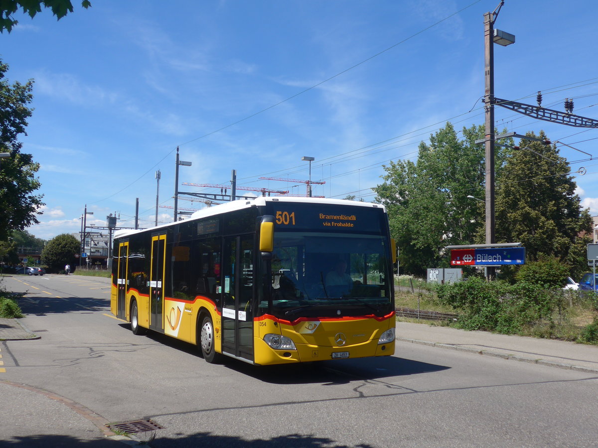 (218'750) - ASN Stadel - Nr. 354/ZH 4653 - Mercedes am 18. Juli 2020 beim Bahnhof Blach