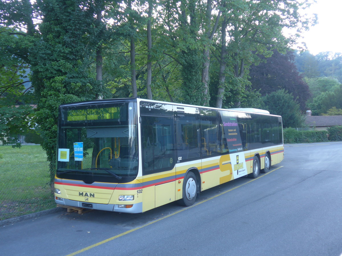 (218'785) - STI Thun - Nr. 132 - MAN am 19. Juli 2020 bei der Schifflndte Thun