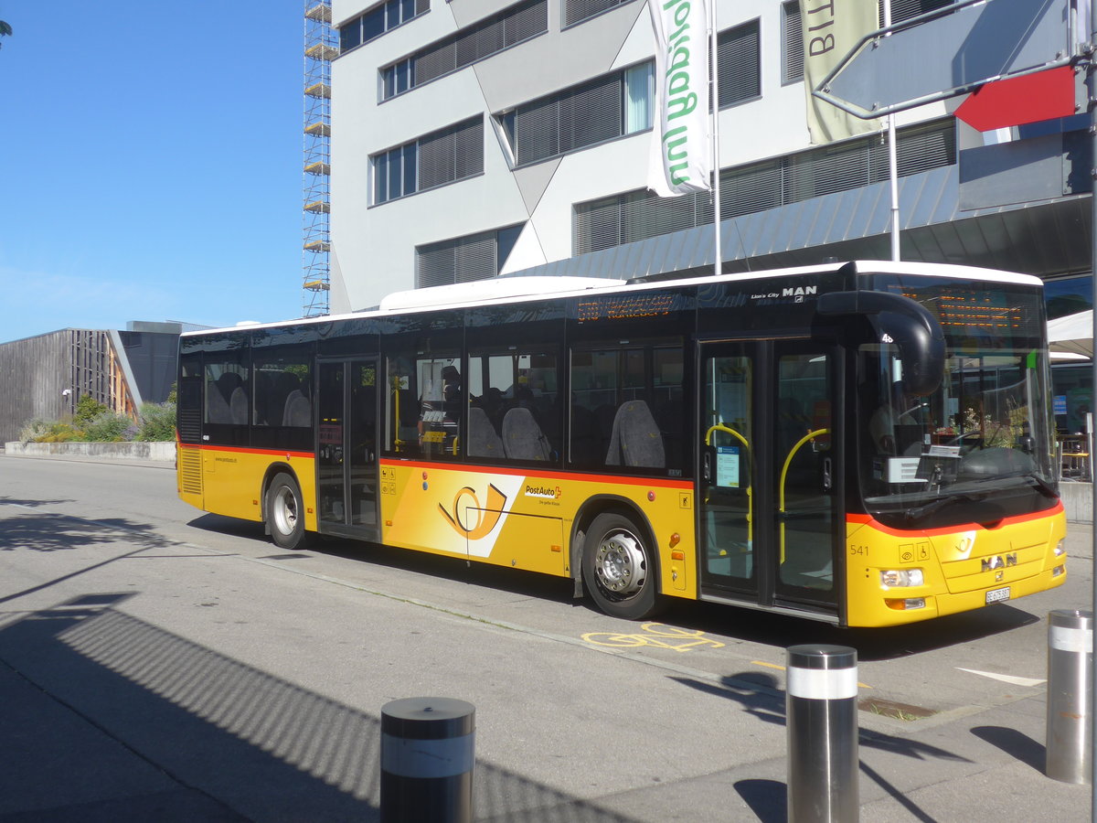 (218'822) - PostAuto Bern - Nr. 541/BE 675'387 - MAN am 19. Juli 2020 beim Bahnhof Bern Brnnen Westside