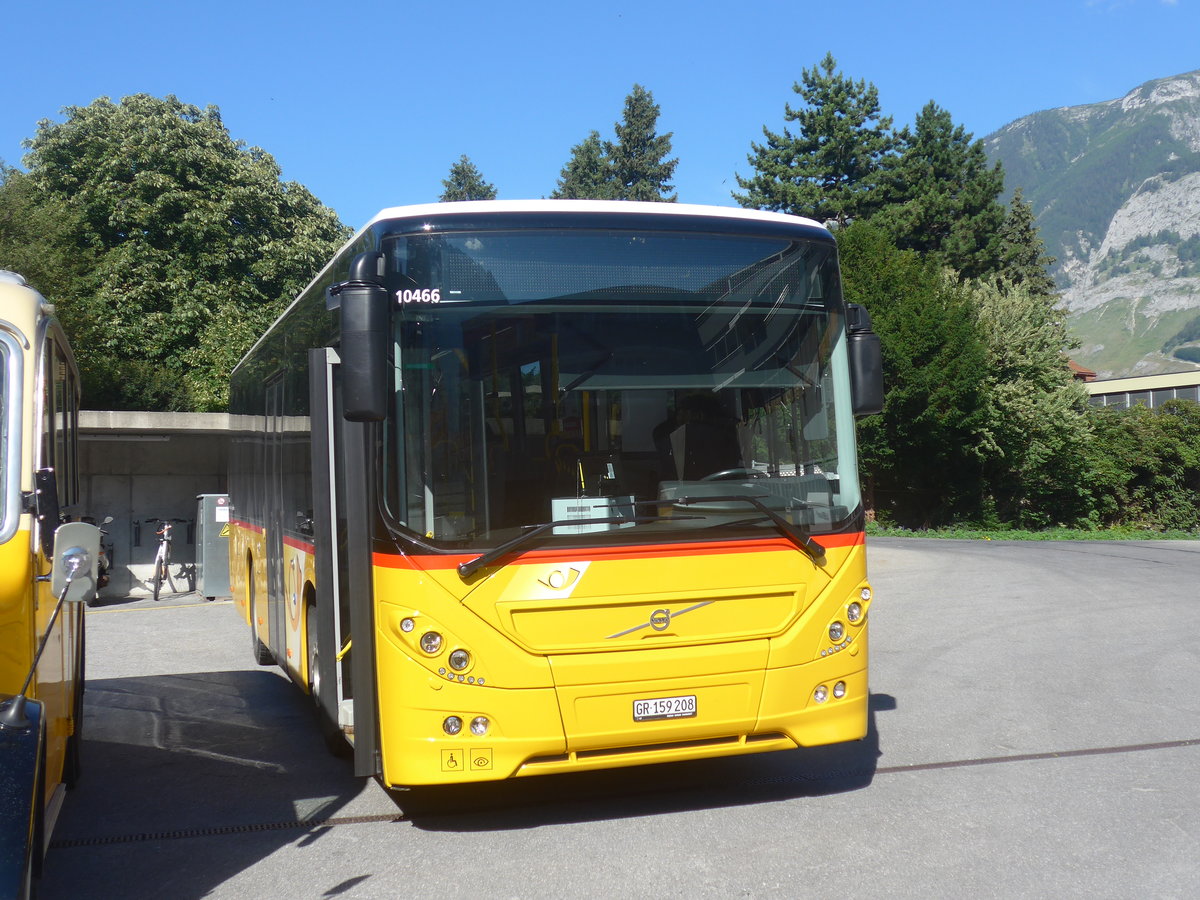 (218'871) - PostAuto Graub�nden - GR 159'208 - Volvo am 20. Juli 2020 in Chur, Garage
