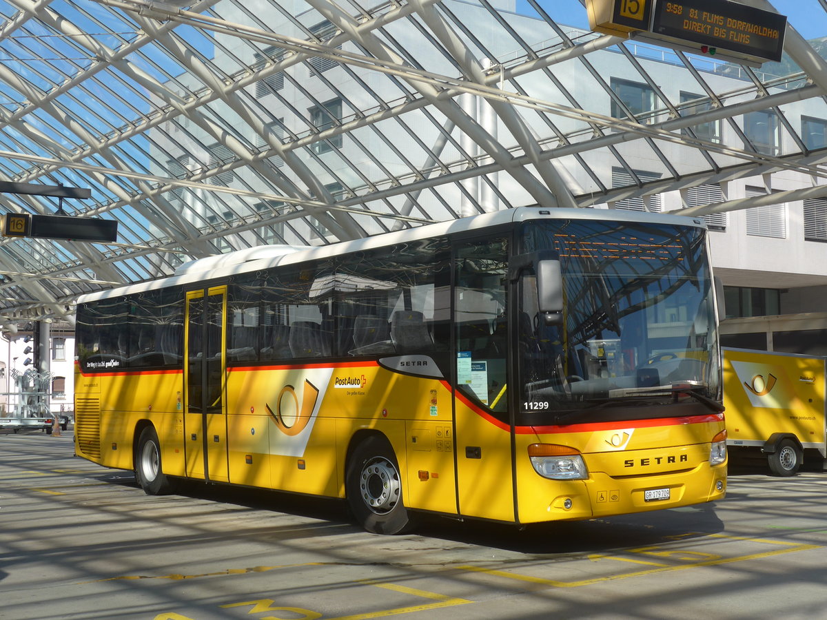 (218'874) - PostAuto Graub�nden - GR 179'709 - Setra am 20. Juli 2020 in Chur, Postautostation