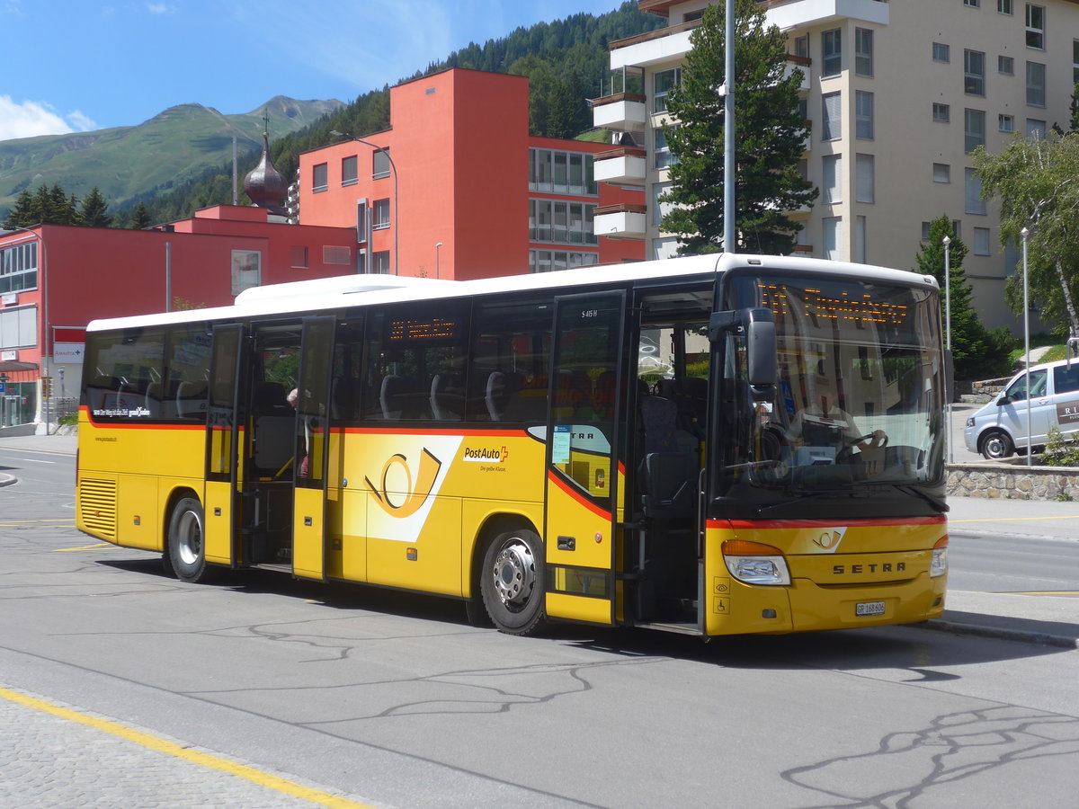 (218'914) - PostAuto Graub�nden - GR 168'606 - Setra am 20. Juli 2020 beim Bahnhof Davos Dorf
