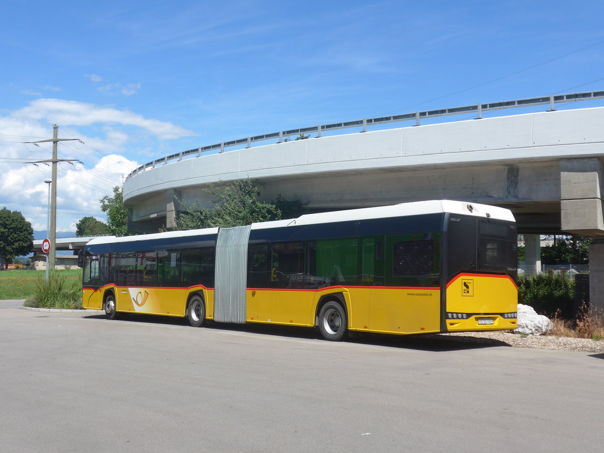 (219'001) - CarPostal Ouest - VD 563'560 - Solaris am 25. Juli 2020 in Kerzers, Interbus