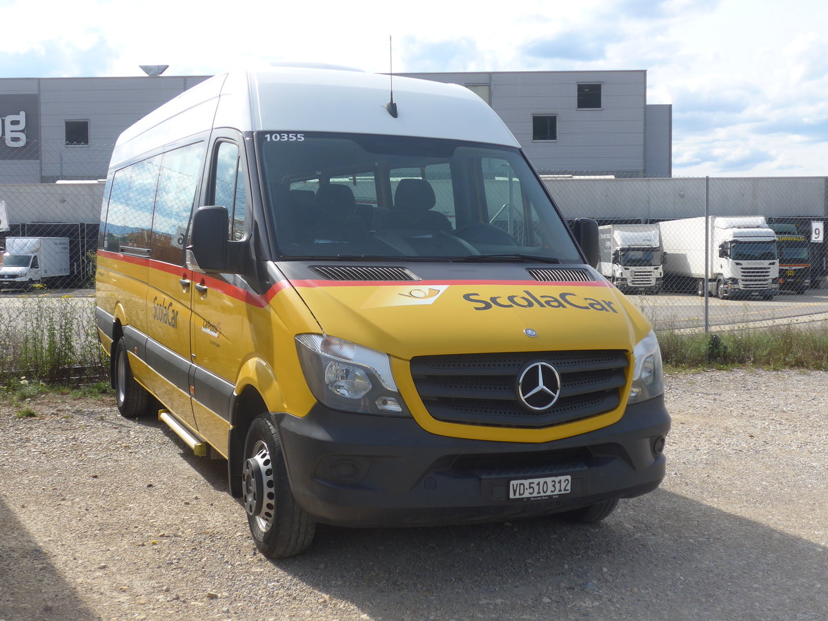 (219'079) - CarPostal Ouest - VD 510'312 - Mercedes am 25. Juli 2020 in Daillens, Planzer