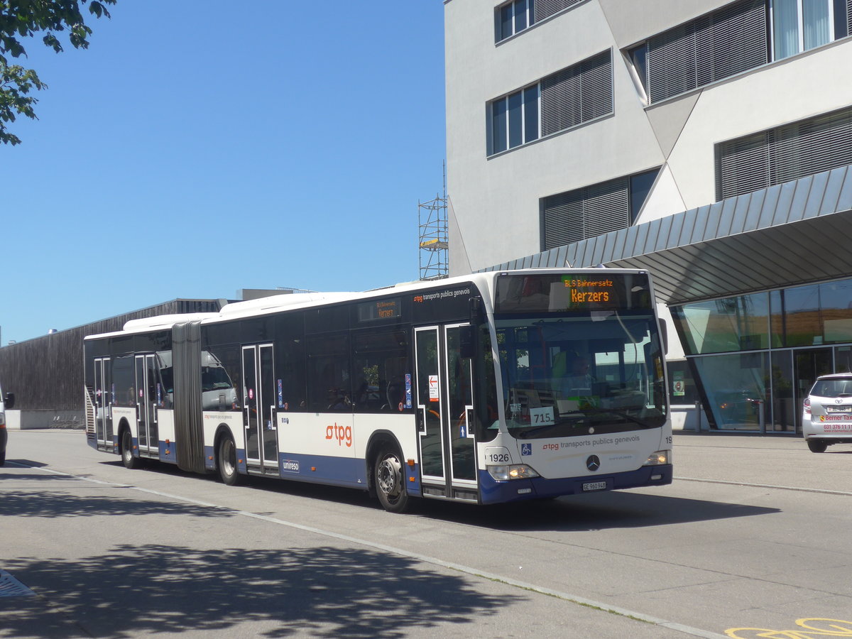 (219'223) - Gen�ve-Tours, Gen�ve - Nr. 1926/GE 960'948 - Mercedes am 27. Juli 2020 beim Bahnhof Bern Br�nnen Westside