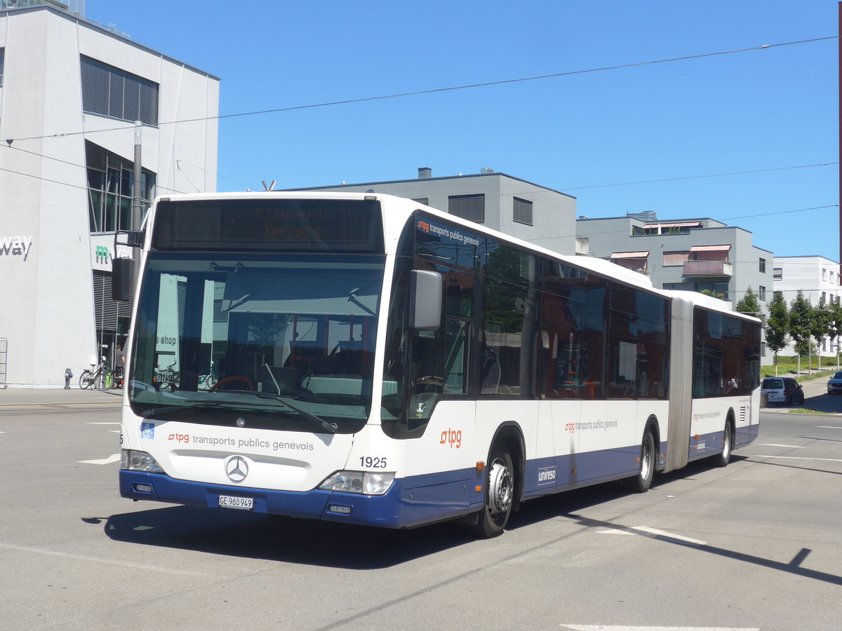(219'237) - Gen�ve-Tours, Gen�ve - Nr. 1925/GE 960'949 - Mercedes am 27. Juli 2020 beim Bahnhof Bern Br�nnen Westside