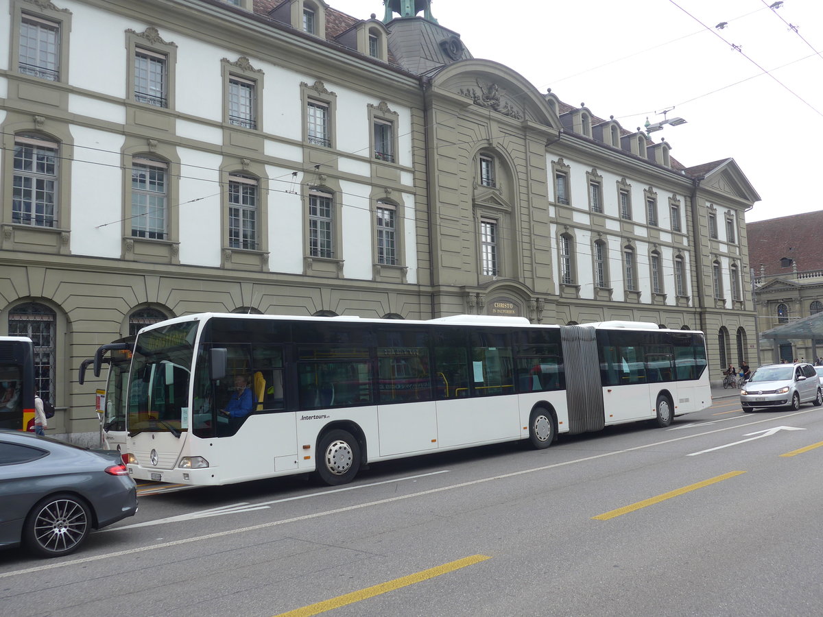 (219'453) - Intertours, Domdidier - Nr. 203/FR 300'668 - Mercedes (ex VZO Gr�ningen Nr. 53) am 2. August 2020 beim Bahnhof Bern