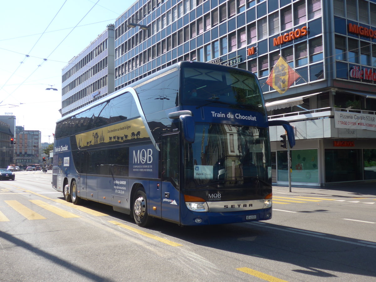(219'608) - Gander, Ch�teau-d'Oex - VD 43'101 - Setra am 9. August 2020 beim Bahnhof Bern