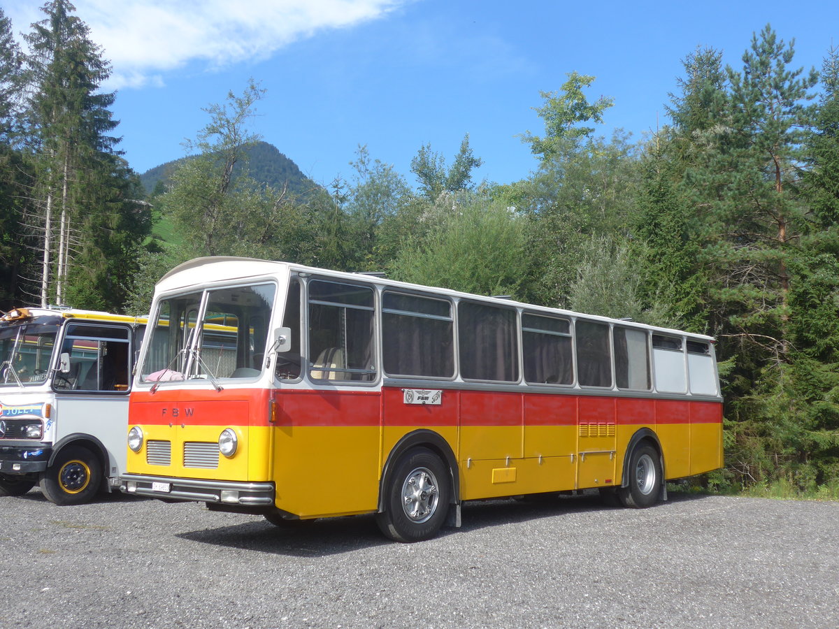 (219'719) - Tr�b, Oberrieden - Nr. 12/ZH 69'651 - FBW/R&J (ex Ryffel, Uster Nr. 12) am 16. August 2020 in Gr�sch, Bergbahnen