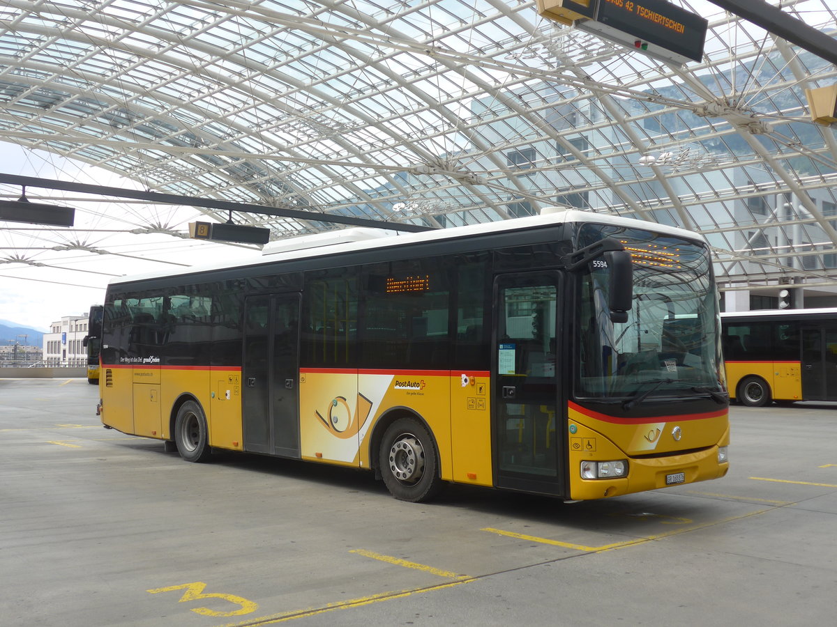 (219'811) - PostAuto Graub�nden - GR 168'876 - Irisbus am 16. August 2020 in Chur, Postautostation