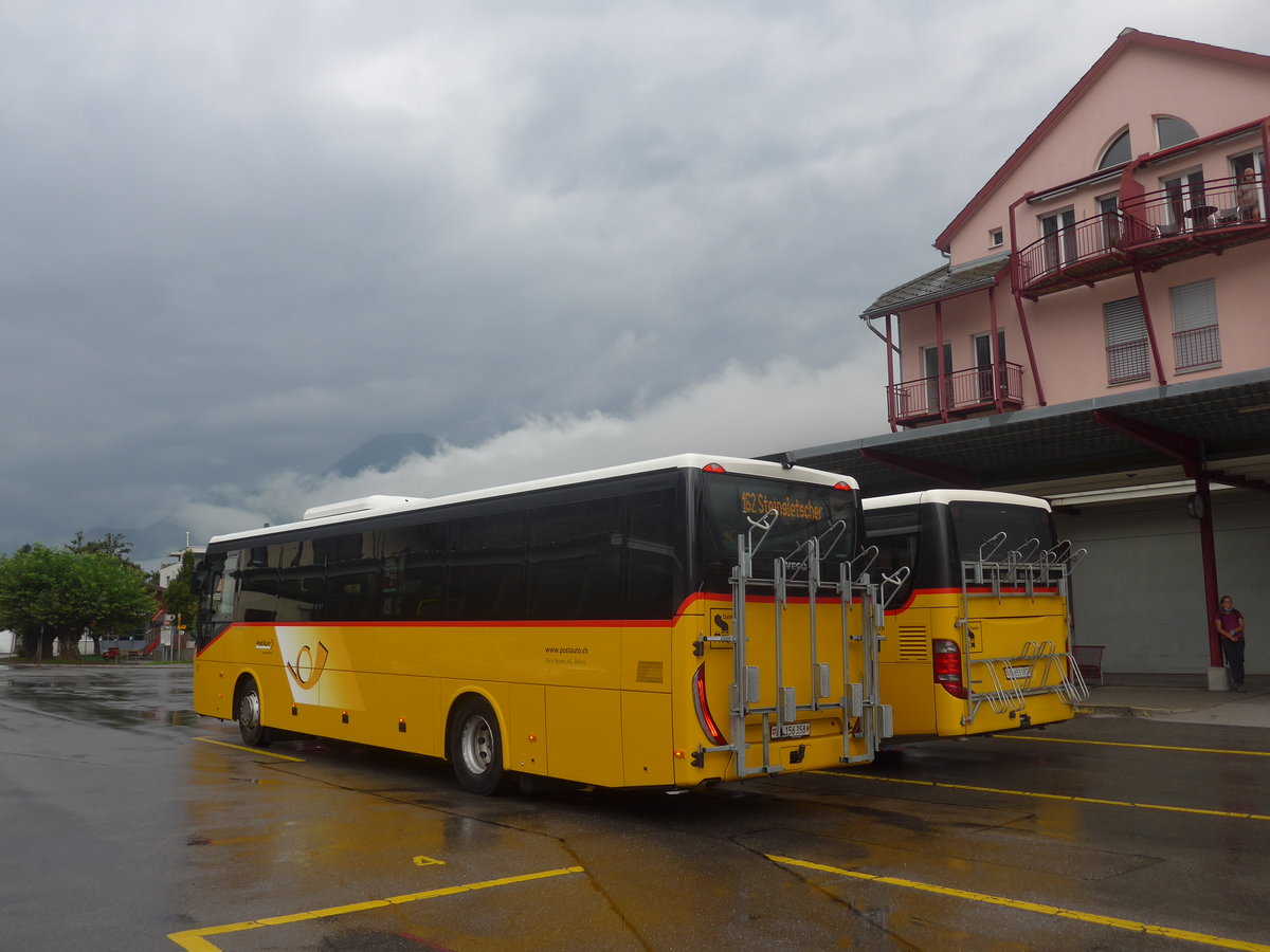 (219'871) - Flck, Brienz - Nr. 9/BE 156'358 - Iveco am 22. August 2020 in Meiringen, Postautostation