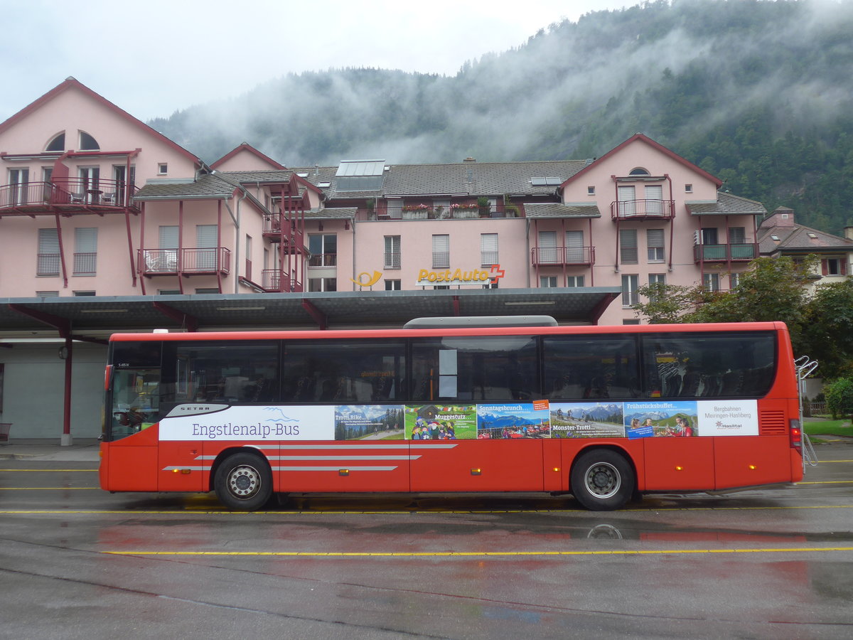 (219'880) - AFA Adelboden - Nr. 24/BE 26'701 - Setra am 22. August 2020 in Meiringen, Postautostation (Einsatz PostAuto f�r Engstlenalp-Bus)