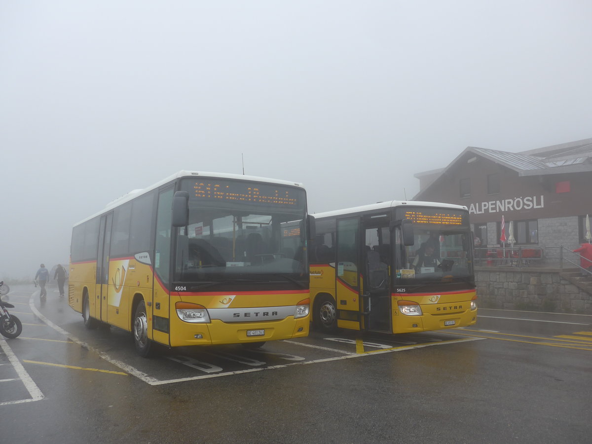 (219'896) - PostAuto Bern - BE 401'263 - Setra (ex AVG Meiringen Nr. 63) am 22. August 2020 in Grimsel, Passh�he