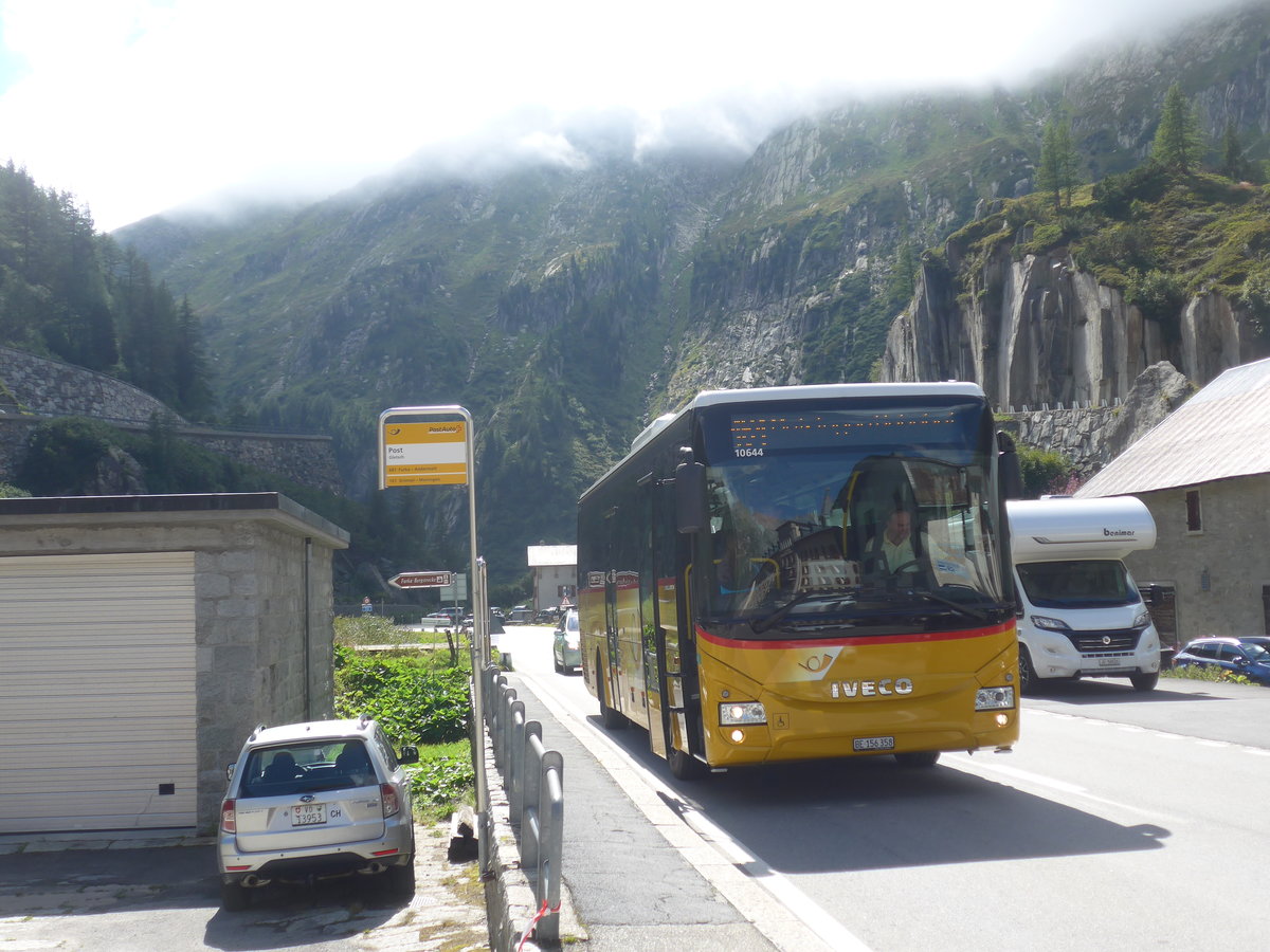 (219'978) - Fl�ck, Brienz - Nr. 9/BE 156'358 - Iveco am 22. August 2020 in Gletsch, Post