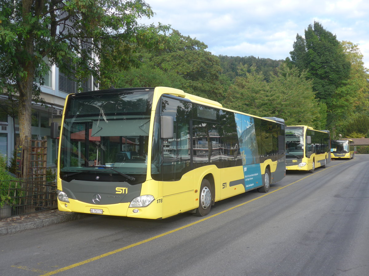 (220'164) - STI Thun - Nr. 178/BE 752'178 - Mercedes am 25. August 2020 bei der Schiffl�ndte Thun