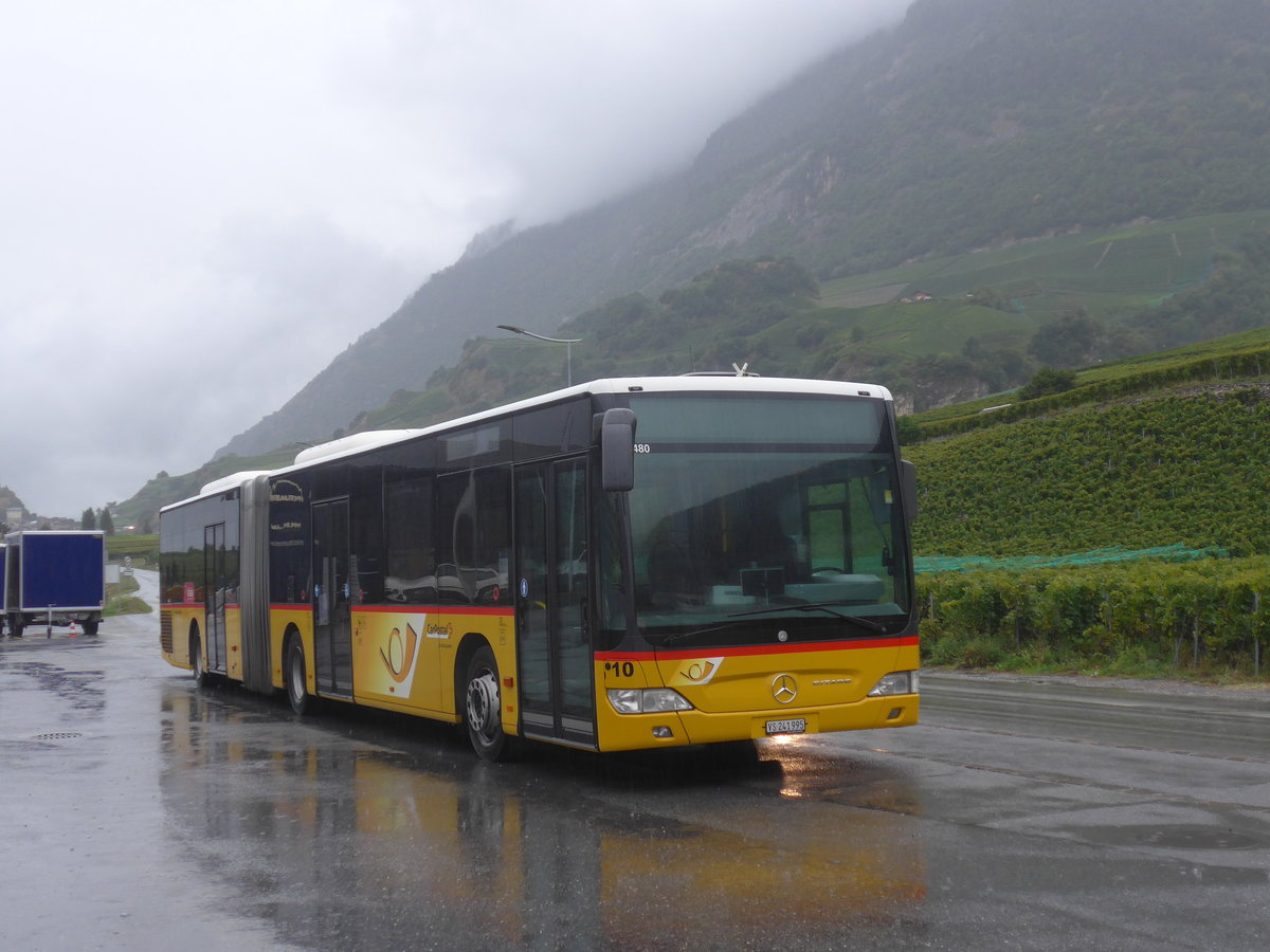 (220'251) - PostAuto Wallis - Nr. 10/VS 241'995 - Mercedes am 30. August 2020 in Leytron, Garage Buchard