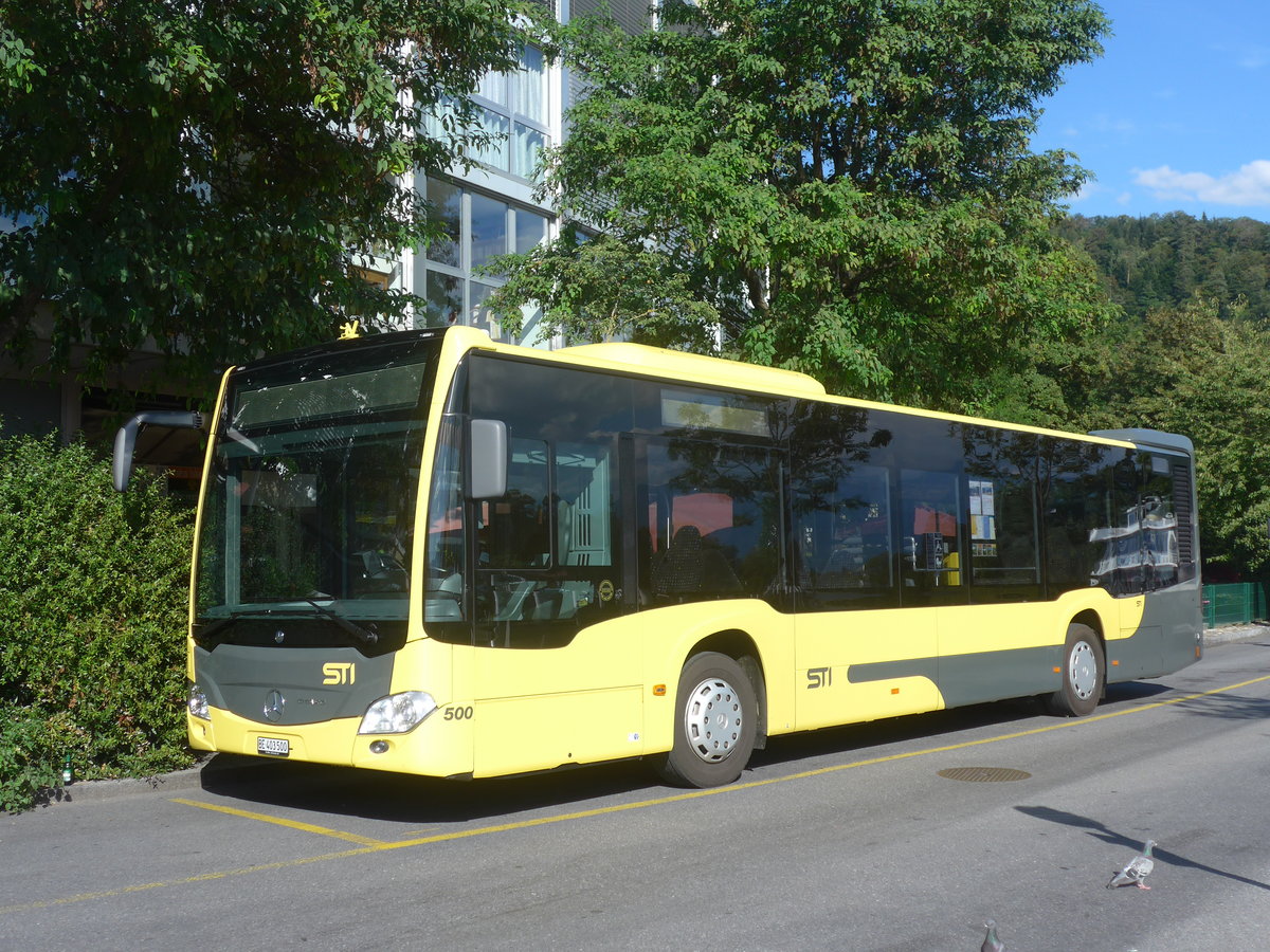 (220'454) - STI Thun - Nr. 500/BE 403'500 - Mercedes am 5. September 2020 bei der Schiffl�ndte Thun