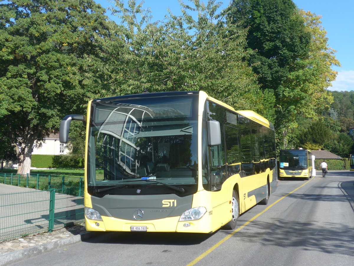 (220'455) - STI Thun - Nr. 192/BE 804'192 - Mercedes am 5. September 2020 bei der Schifflndte Thun