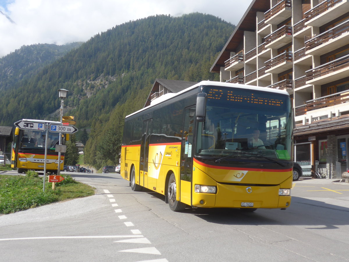 (220'488) - TSAR, Sierre - VS 76'245 - Irisbus am 6. September 2020 in Grimentz, Tlcabine