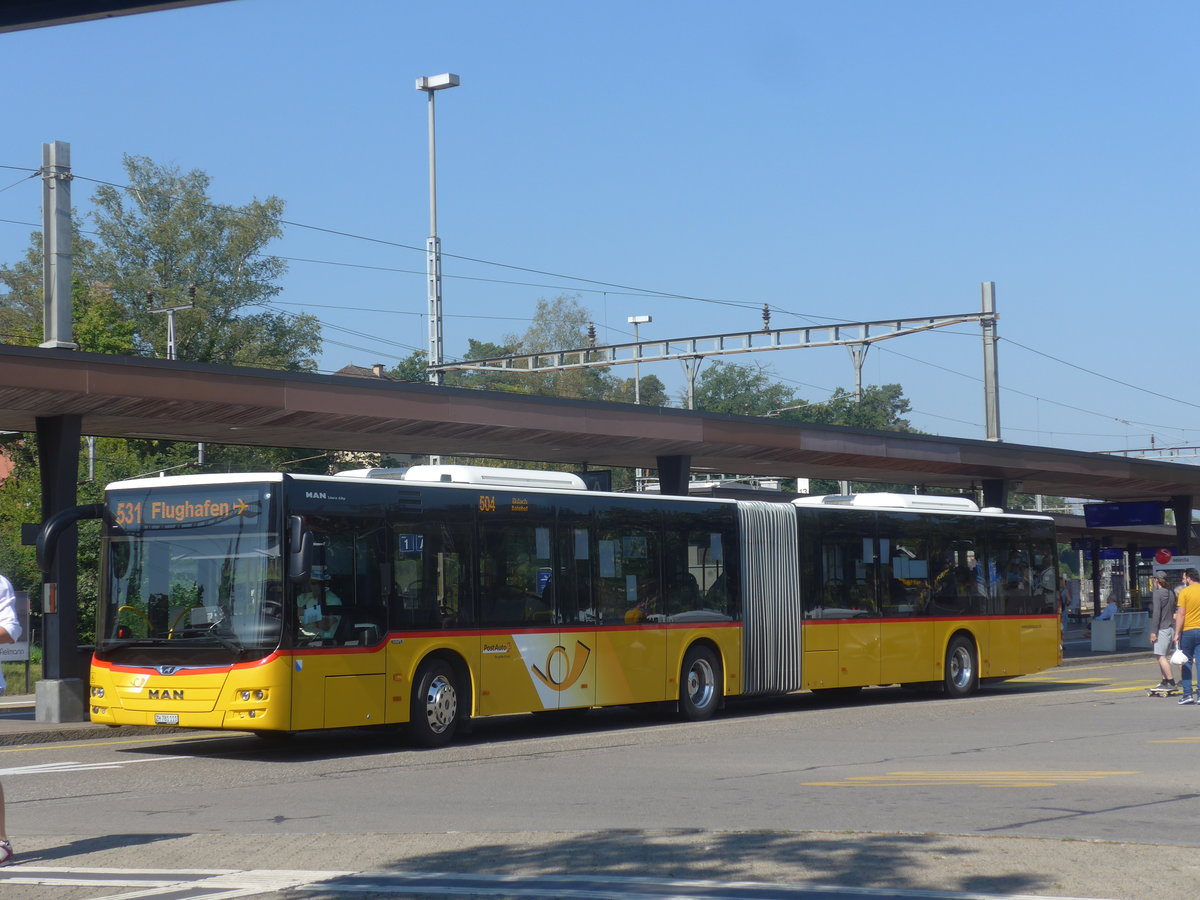 (220'616) - PostAuto Z�rich - Nr. 362/ZH 781'111 - MAN am 12. September 2020 beim Bahnhof B�lach