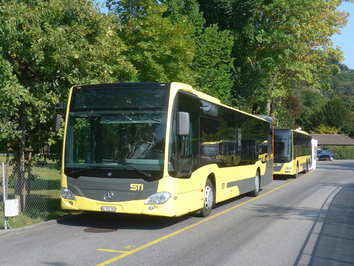 (220'770) - STI Thun - Nr. 181/BE 752'181 - Mercedes am 13. September 2020 beim der Schiffl�ndte Thun
