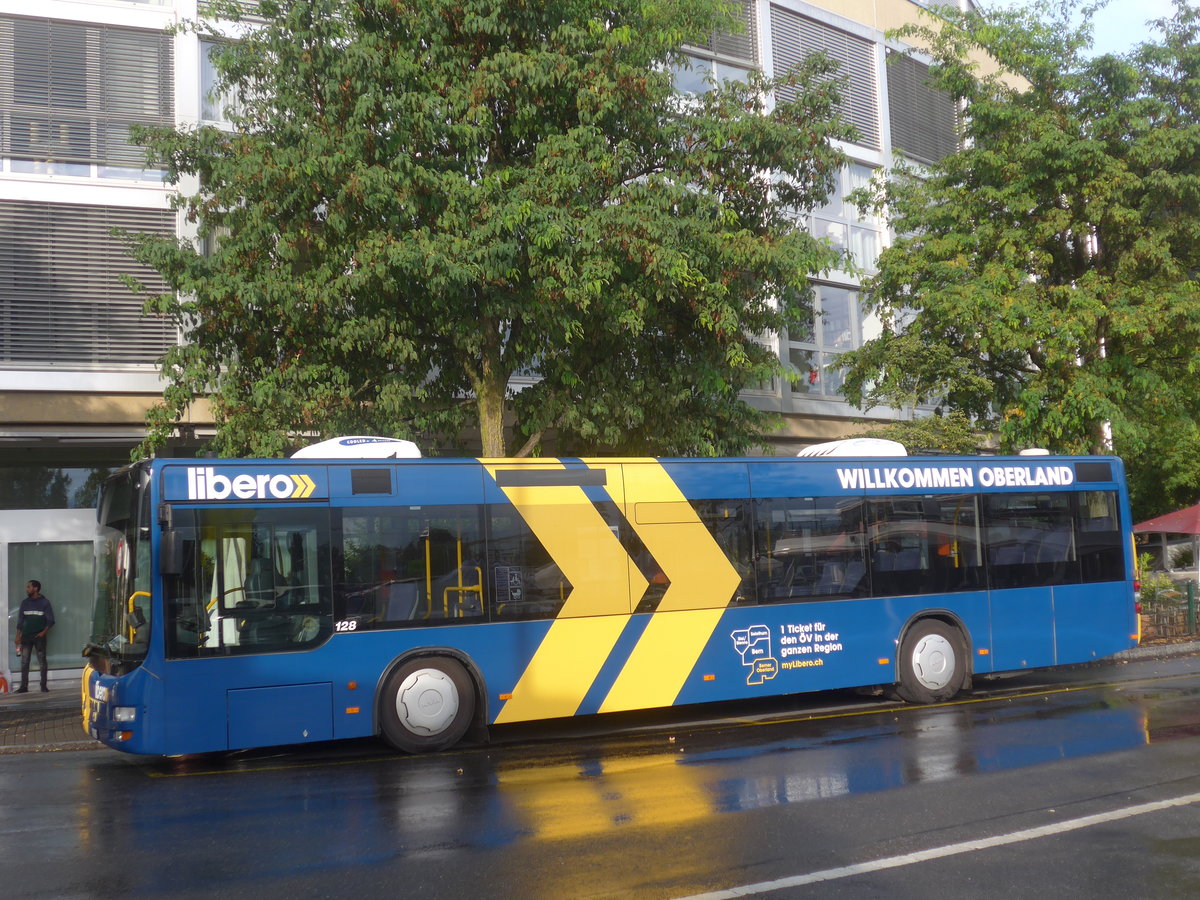 (220'876) - STI Thun - Nr. 128/BE 800'128 - MAN am 20. September 2020 bei der Schiffl�ndte Thun