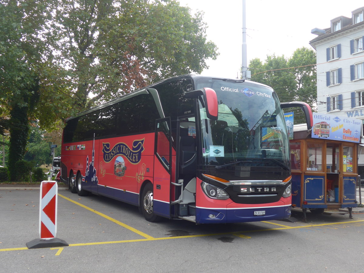 (220'954) - Meier, Z�rich - ZH 301'569 - Setra am 22. September 2020 in Z�rich, Sihlquai