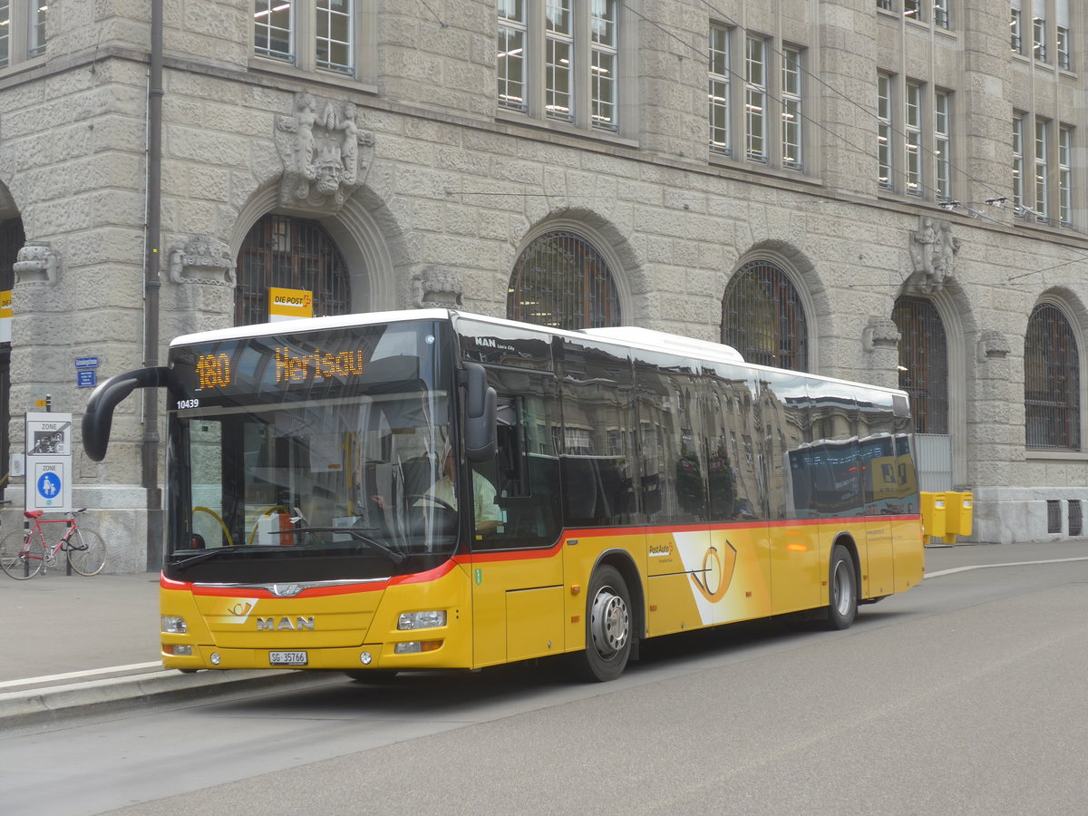 (221'257) - Postautobetriebe Unteres Toggenburg, L�tisburg - SG 35'766 - MAN am 24. September 2020 beim Bahnhof St. Gallen