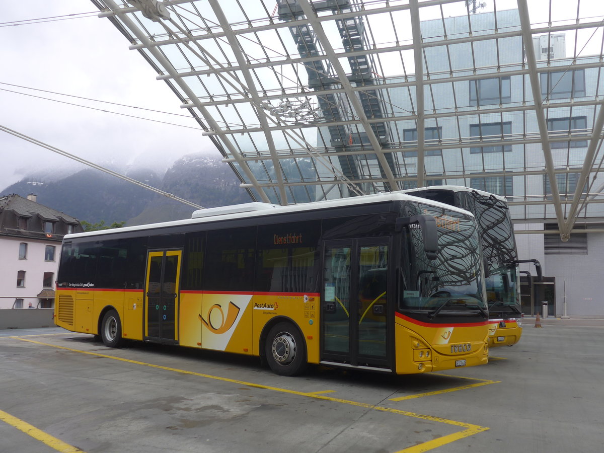 (221'438) - PostAuto Graub�nden - GR 170'435 - Iveco am 26. September 2020 in Chur, Postautostation