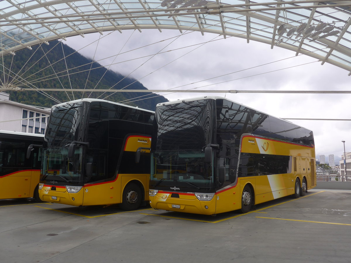(221'439) - PostAuto Graub�nden - GR 170'401 - Van Hool am 26. September 2020 in Chur, Postautostation