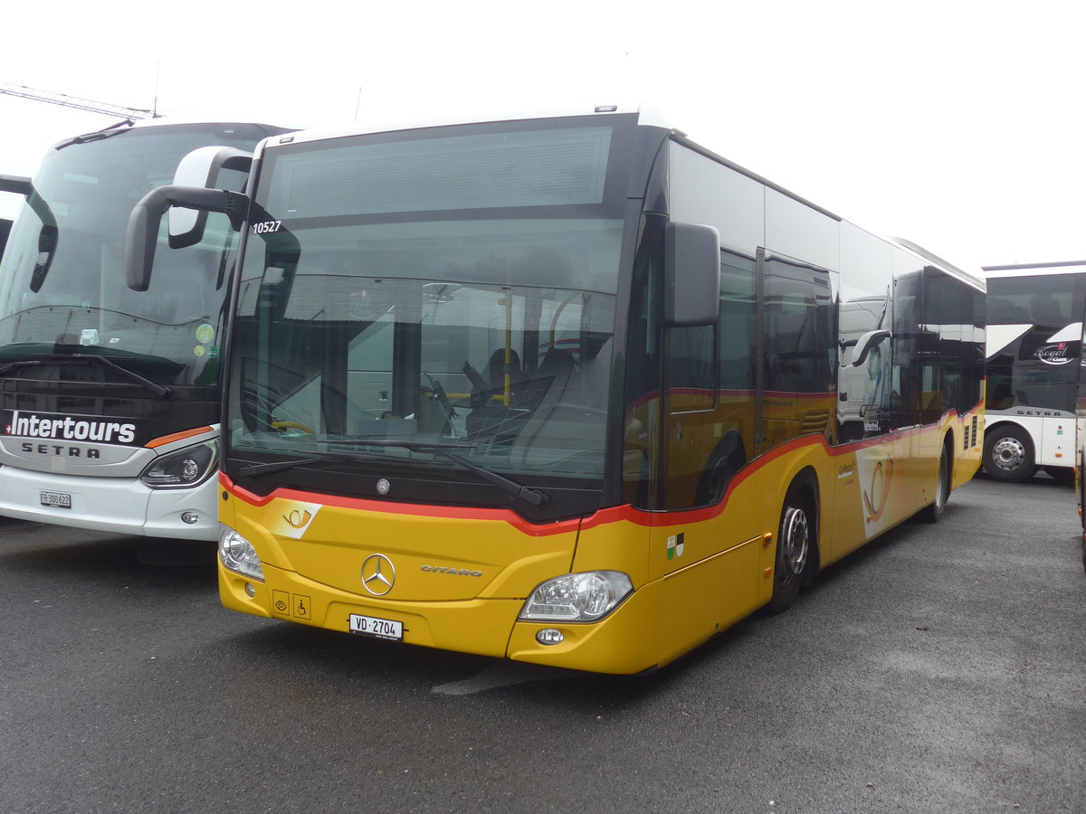 (221'572) - CarPostal Ouest - VD 2704 - Mercedes (ex TPB, S�deilles) am 27. September 2020 in Kerzers, Interbus