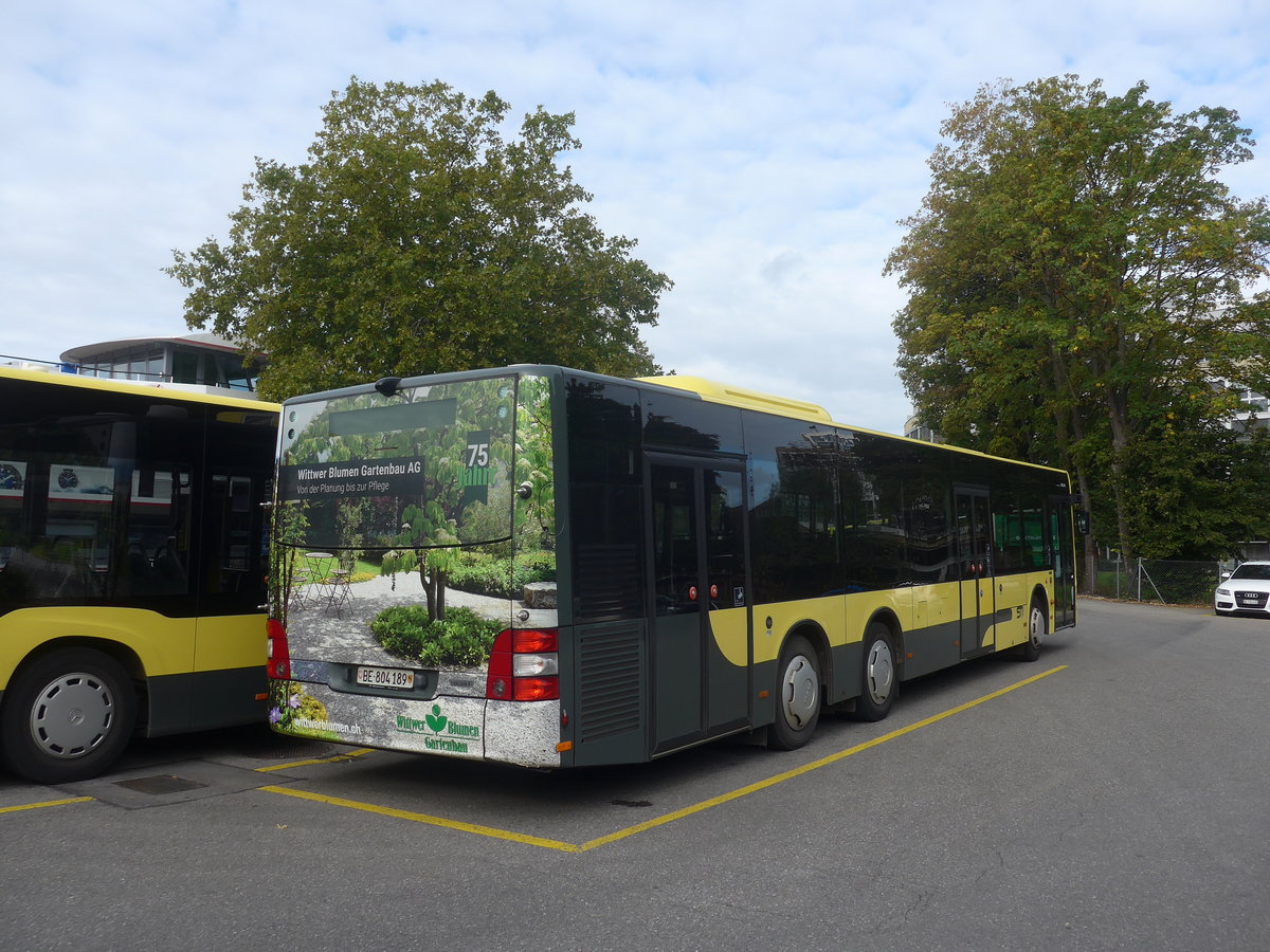 (221'593) - STI Thun - Nr. 189/BE 804'189 - MAN am 28. September 2020 bei der Schifflndte Thun