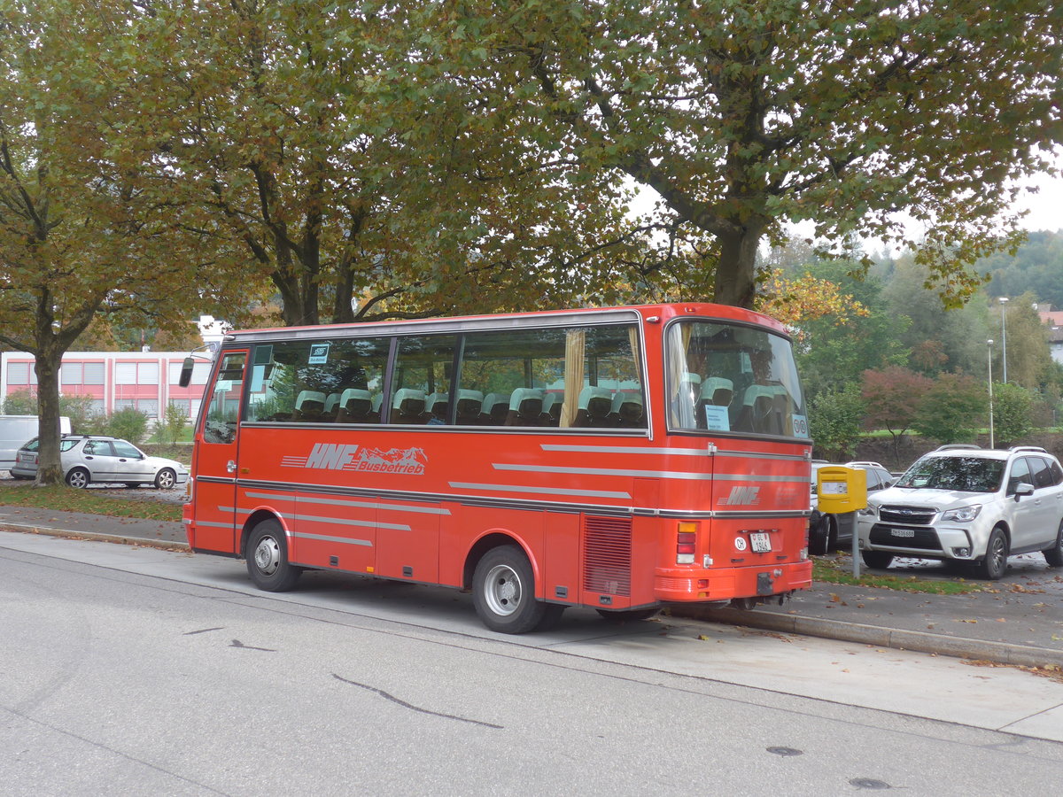 (221'805) - Biegger, Uster - Nr. 31/GL 1946 - Setra (ex AFA Adelboden Nr. 31; ex AFA Adelboden Nr. 10; ex Fr�hlich, Z�rich) am 12. Oktober 2020 beim Bahnhof B�retswil