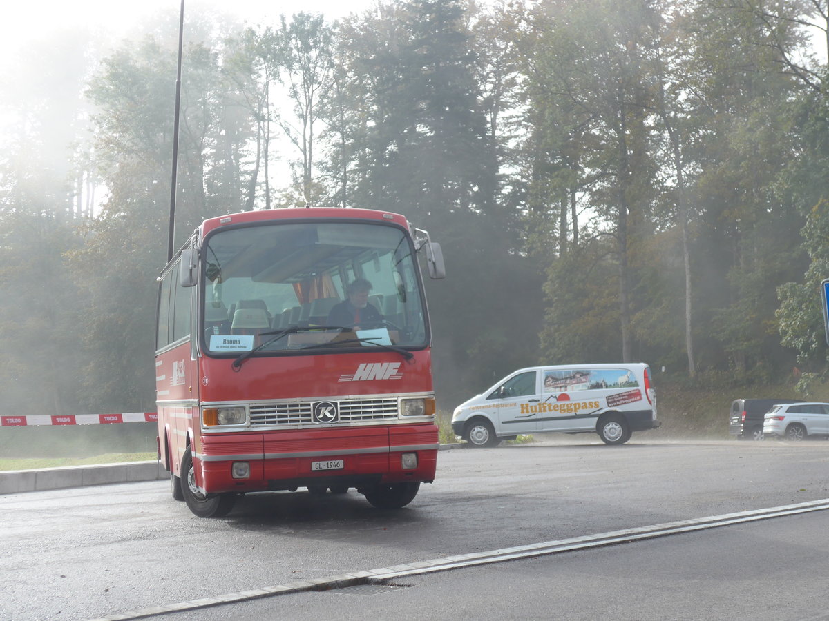 (221'821) - Biegger, Uster - Nr. 31/GL 1946 - Setra (ex AFA Adelboden Nr. 31; ex AFA Adelboden Nr. 10; ex Fr�hlich, Z�rich) am 12. Oktober 2020 in M�hlr�ti, Hulftegg