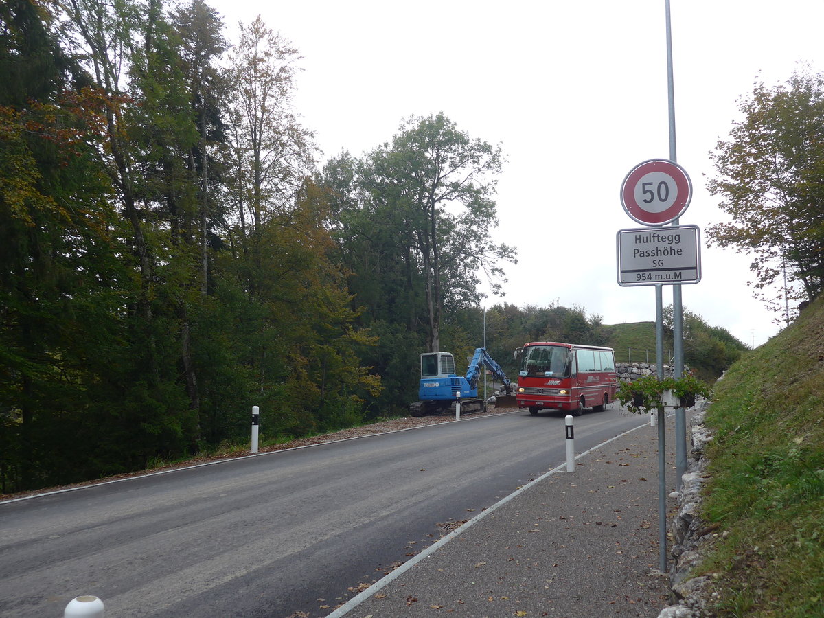 (221'858) - Biegger, Uster - Nr. 31/GL 1946 - Setra (ex AFA Adelboden Nr. 31; ex AFA Adelboden Nr. 10; ex Fr�hlich, Z�rich) am 12. Oktober 2020 in M�hlr�ti, Hulftegg