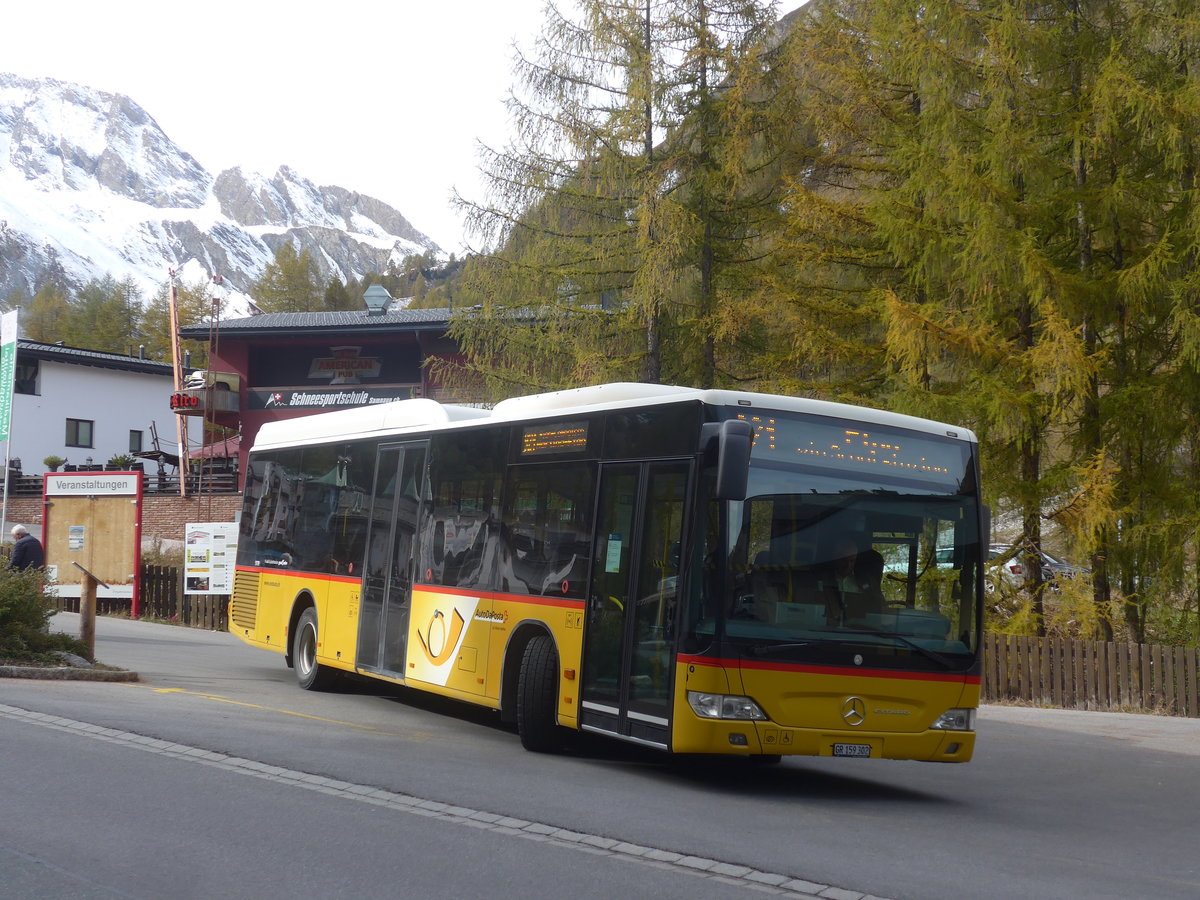 (222'141) - PostAuto Graub�nden - GR 159'302 - Mercedes am 20. Oktober 2020 in Samnaun, Post
