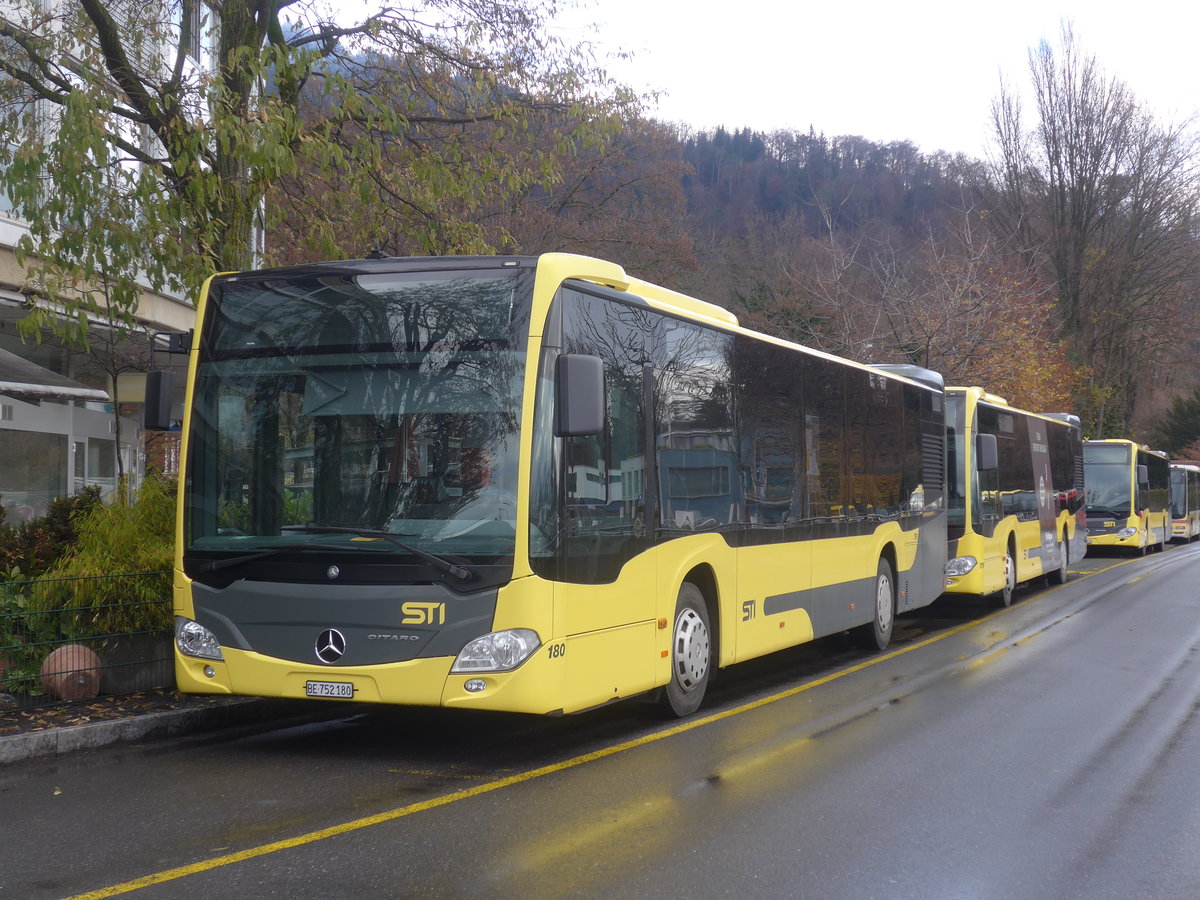 (222'962) - STI Thun - Nr. 180/BE 752'180 - Mercedes am 7. Dezember 2020 bei der Schiffl�ndte Thun