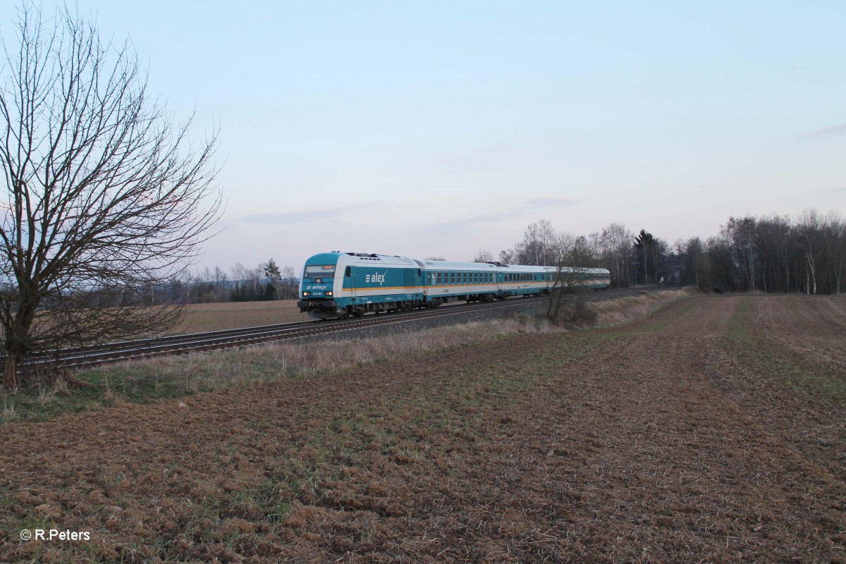 223 063 mit dem ALX84110 München - Hof bei Unterthölau.27.03.14