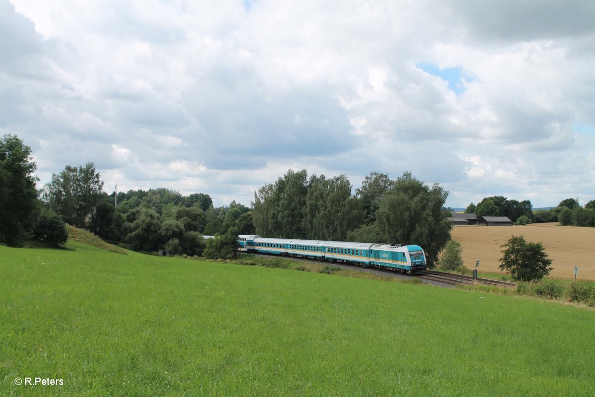 223 064 mit dem ALX84104 München - Hof bei Letten. 30.07.16