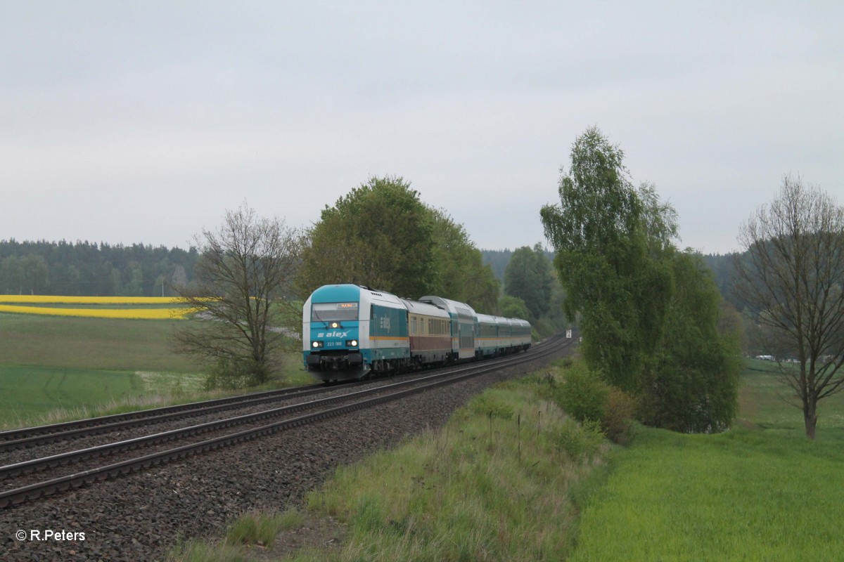 223 066 mit dem ALX84110 München - Hof bei Naabdemenreuth. 02.05.14