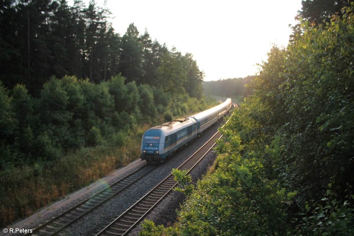 223 068 Alexa als ALX RE2 79850 Hof - München bei Unterthölau. 20.07.21