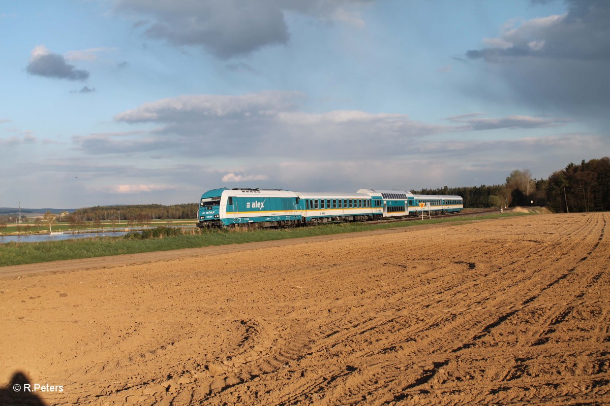 223 068 mit dem ALX84112 München - Hof bei Oberteich. 16.04.14