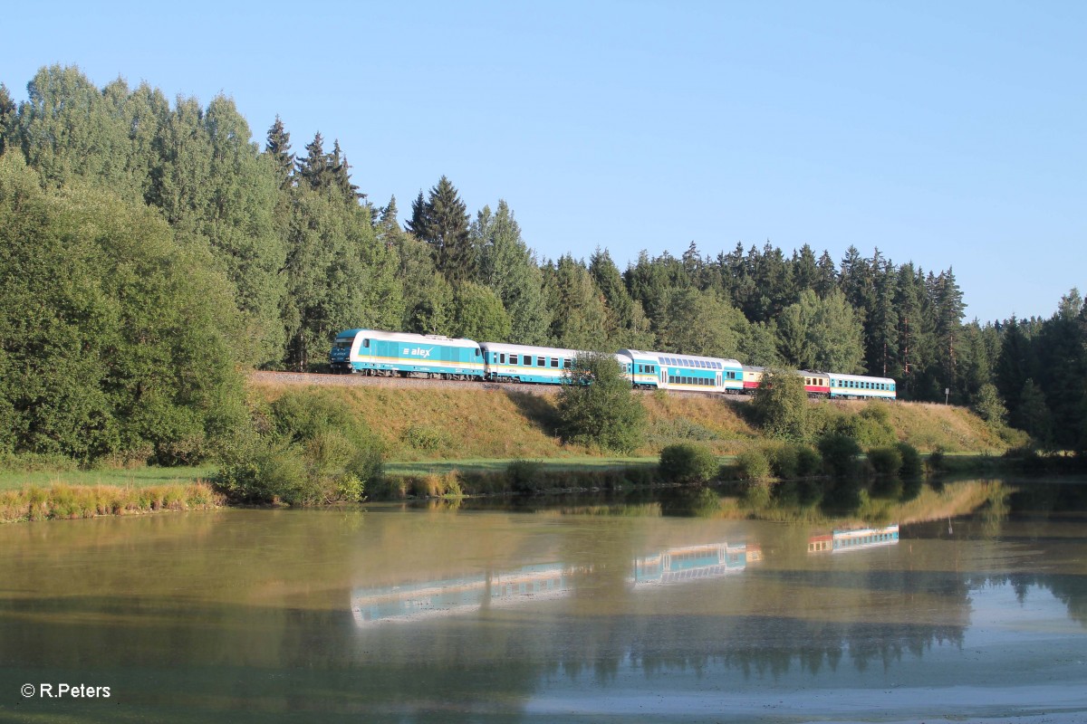 223 069 mit ALX84109 Hof nach Mnchen bei Oberteich. 05.09.13