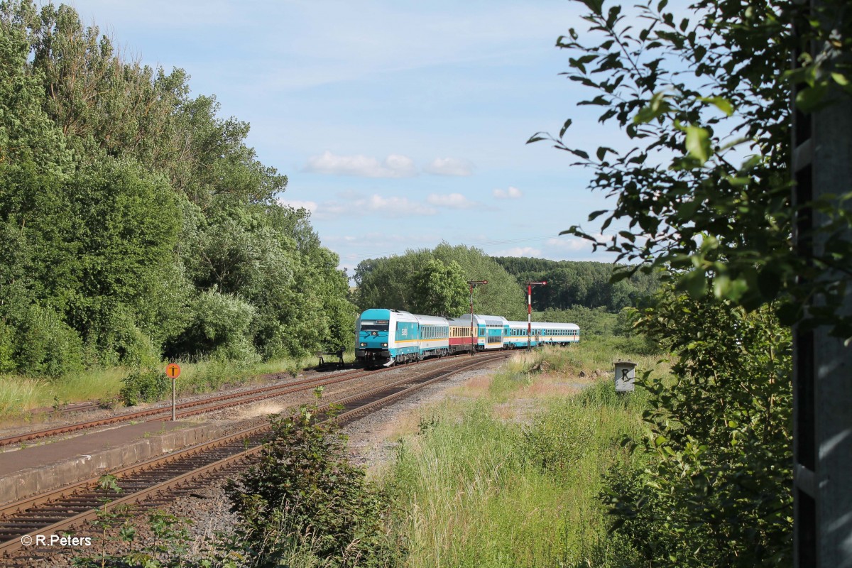 223 069mit dem ALX84110 München - Hof in Reuth bei Erbendorf. 19.06.14